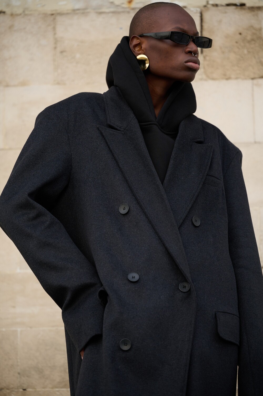 Grandfather's coat in color graphite